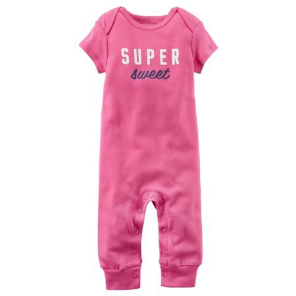 Carter's Baby Girls' Super Sweet Jumpsuit